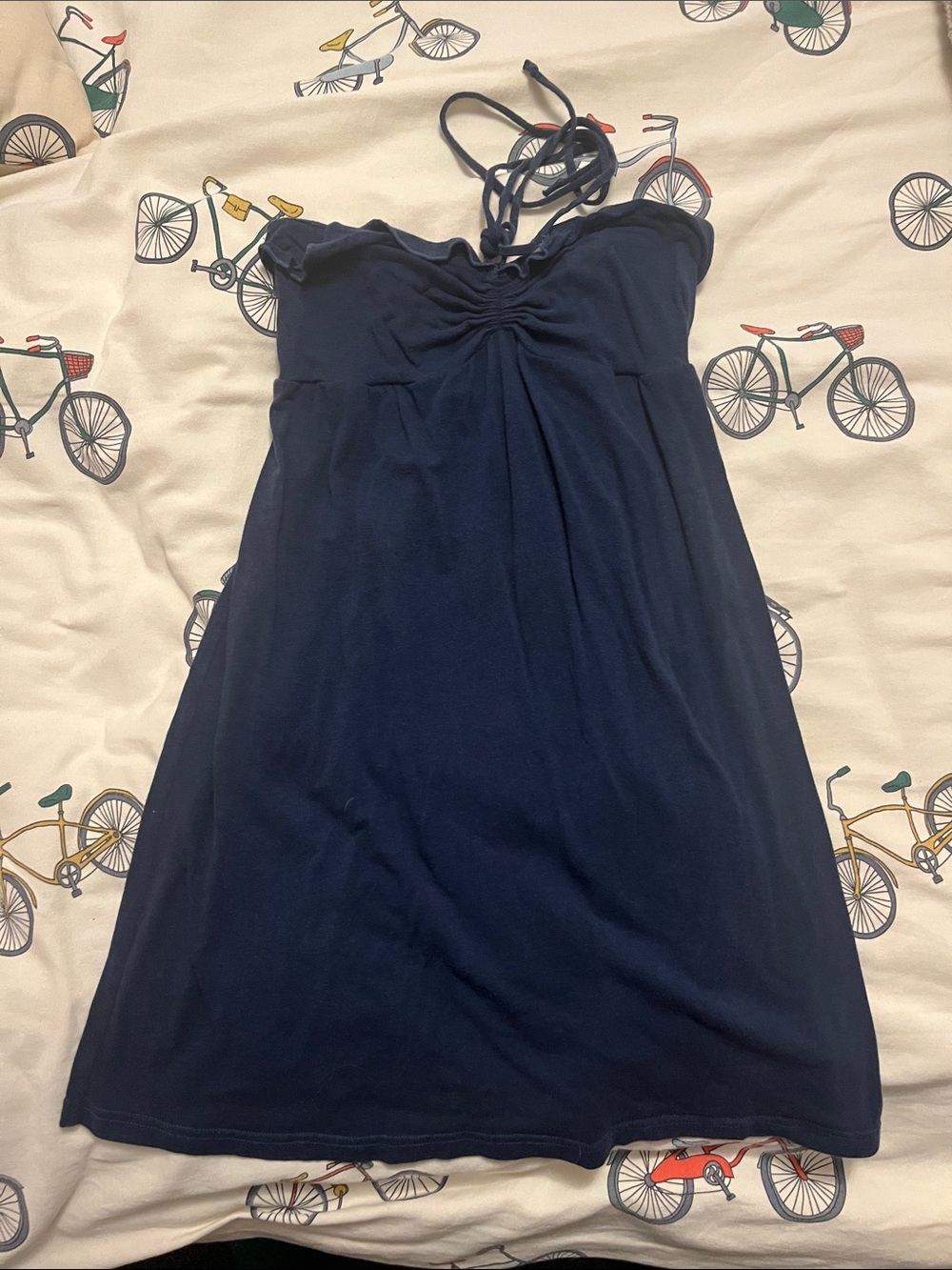 7/$20 PINK Victoria's Secret Navy Blue halter sundress 7/$20